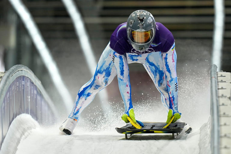 Ukrainian skeleton racer at Olympics says his helmet tribute to fallen ...