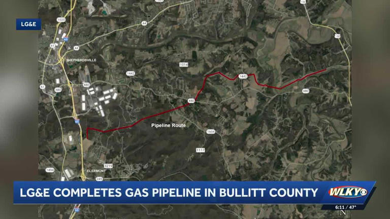 LG&E completing final steps on controversial pipeline in Bullitt County