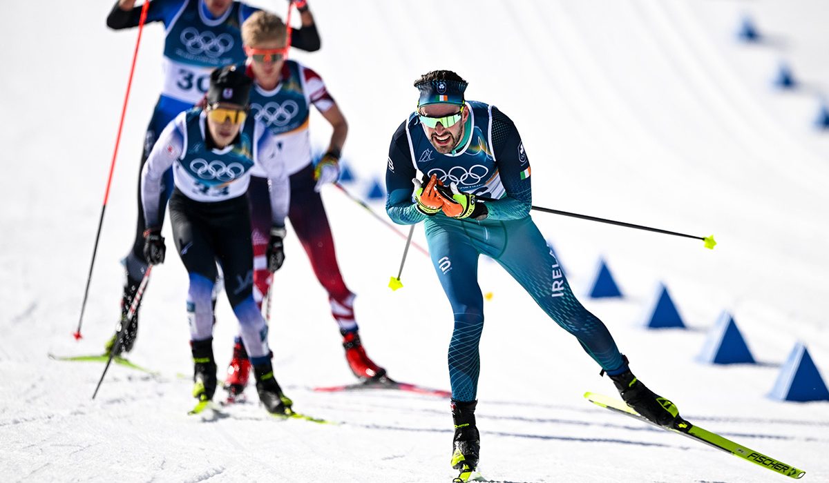 Irish Olympic skier credits local priest after 'tough' race