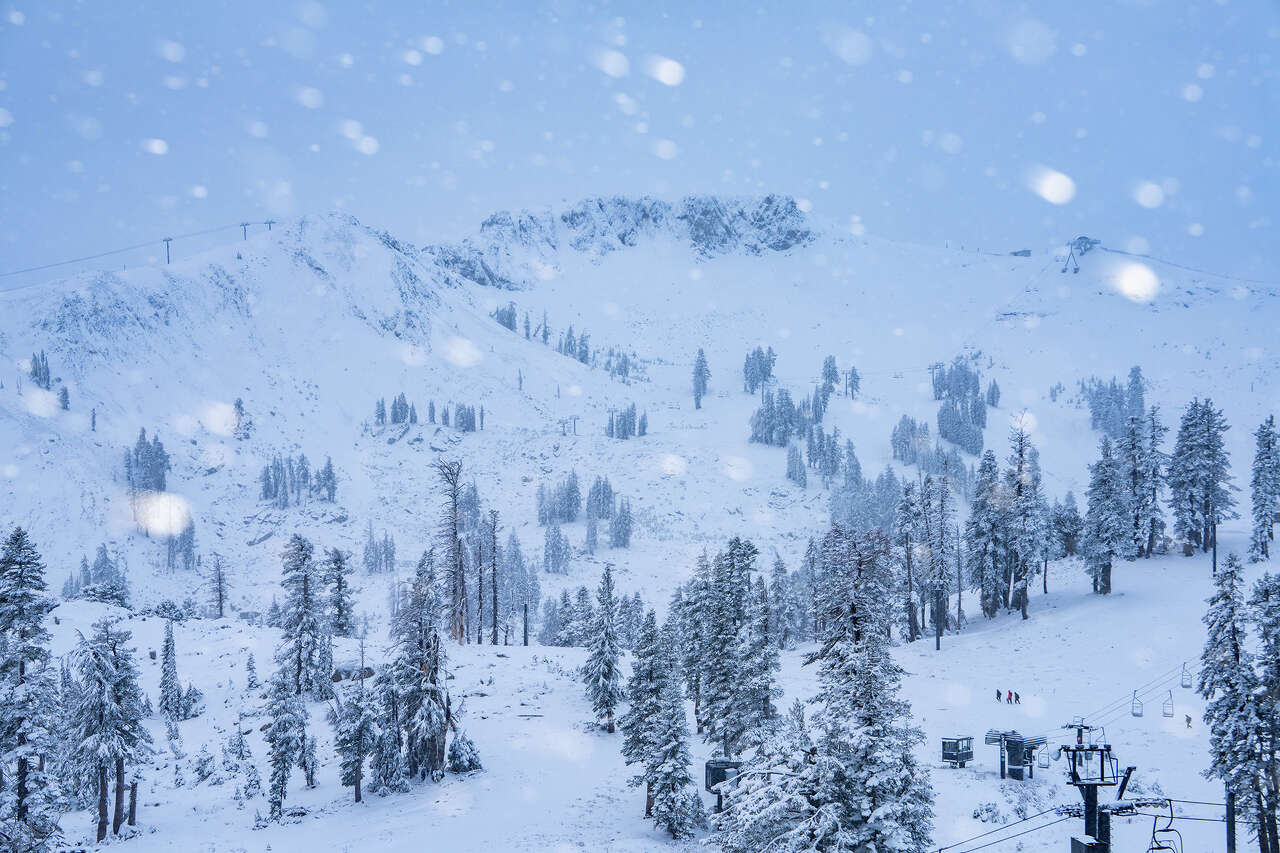 Multiple storms forecast to finally bring serious snow back to Lake Tahoe<br><br>