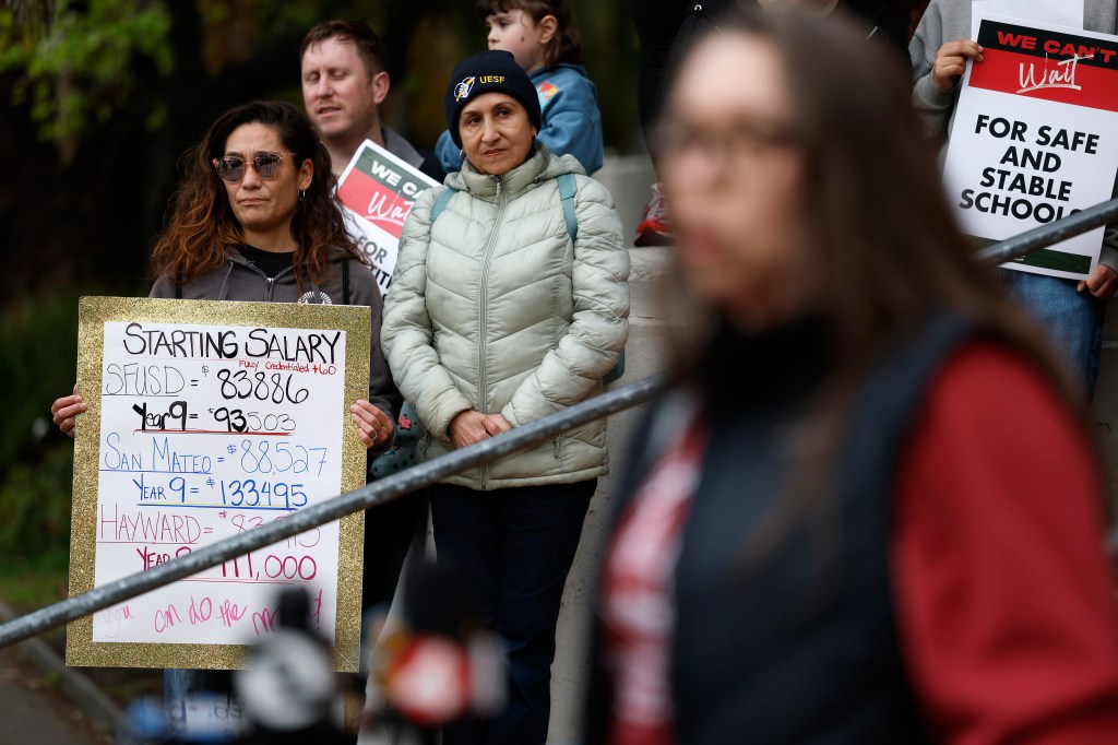 SF teachers strike for first time in 50 years over 9% pay raise demand ...