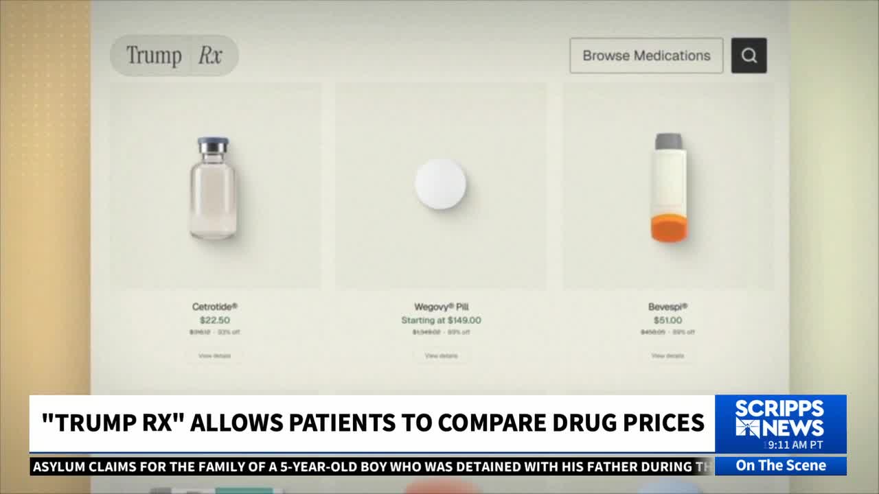 Trump Rx allows patients to compare drug prices