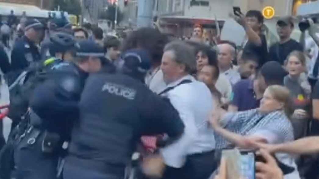 NSW premier defends police during 'incendiary' mass protest