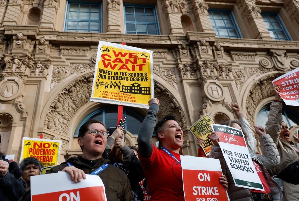 SF teachers strike for first time in 50 years over 9% pay raise demand ...