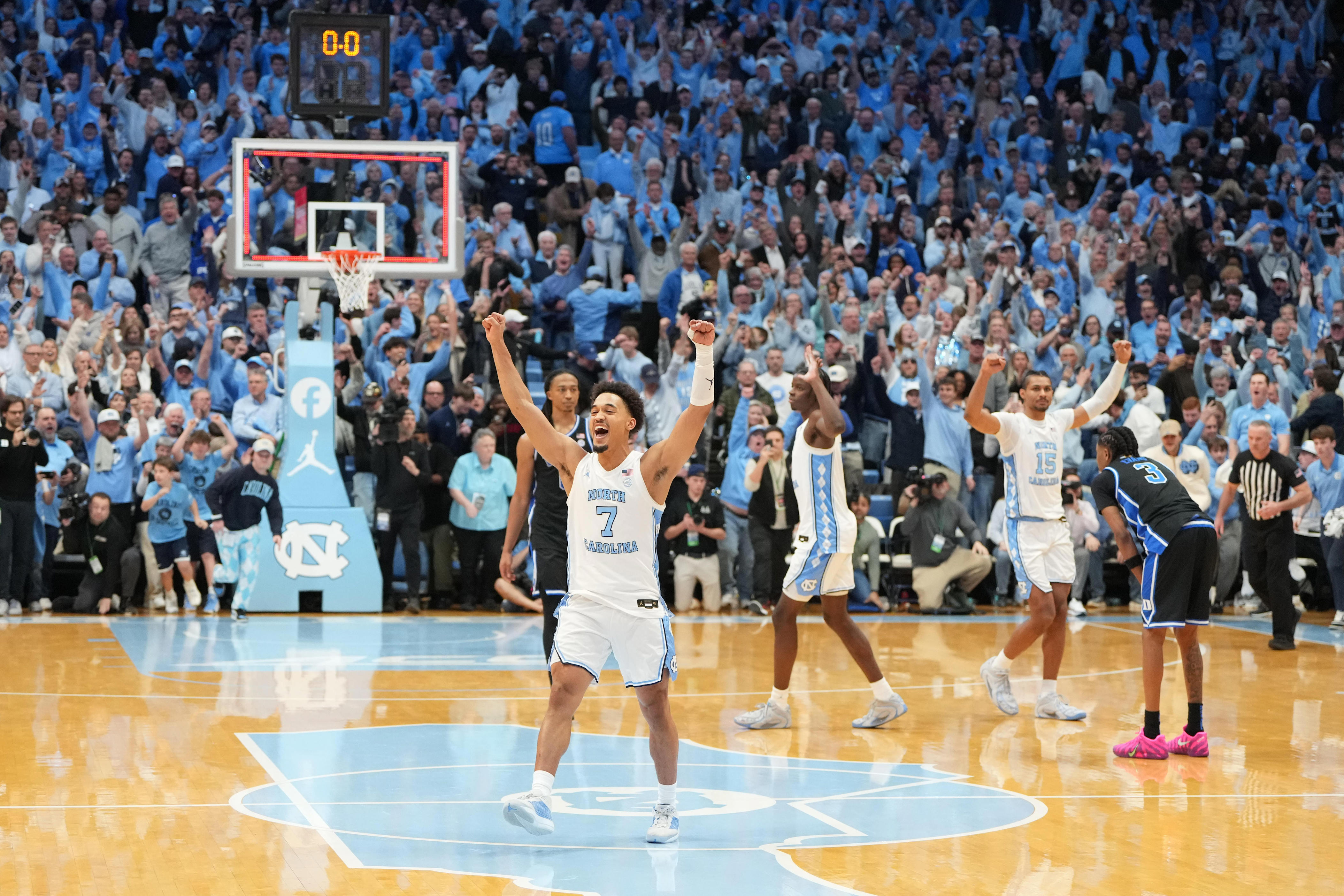 Where is UNC ranked in college basketball polls, rankings after Duke win?