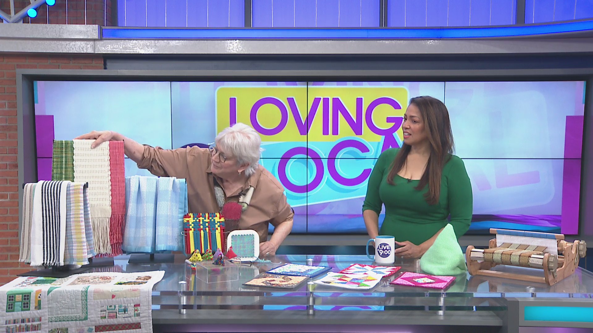 Weaving and quilting expert shares her secrets