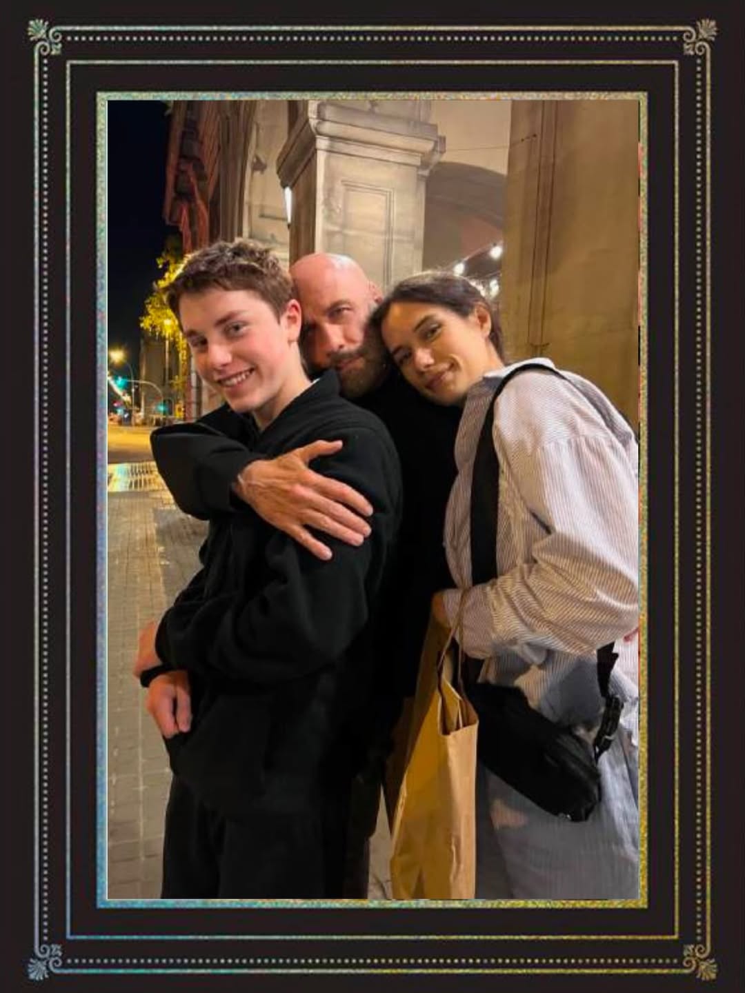 John Travolta’s son, 15, towers over actor in belated Christmas card