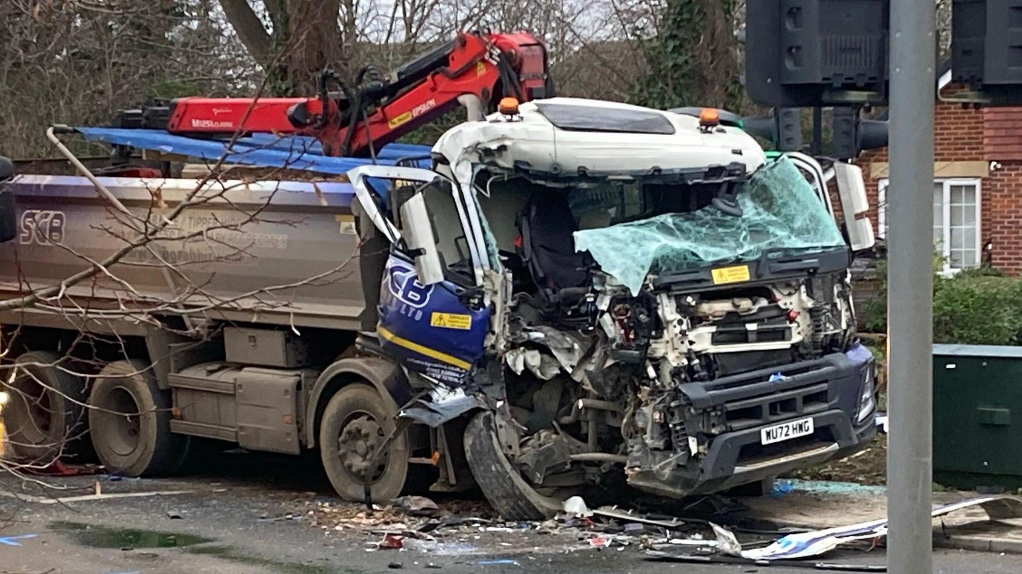 Lorry driver arrested after killing 4 in head-on collision