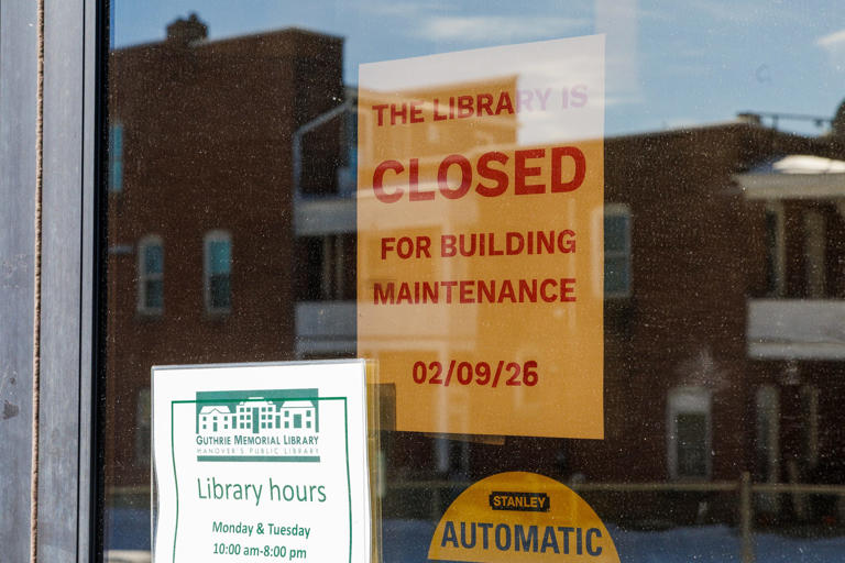 Hanover library to reopen in June after 112-day closure for repairs