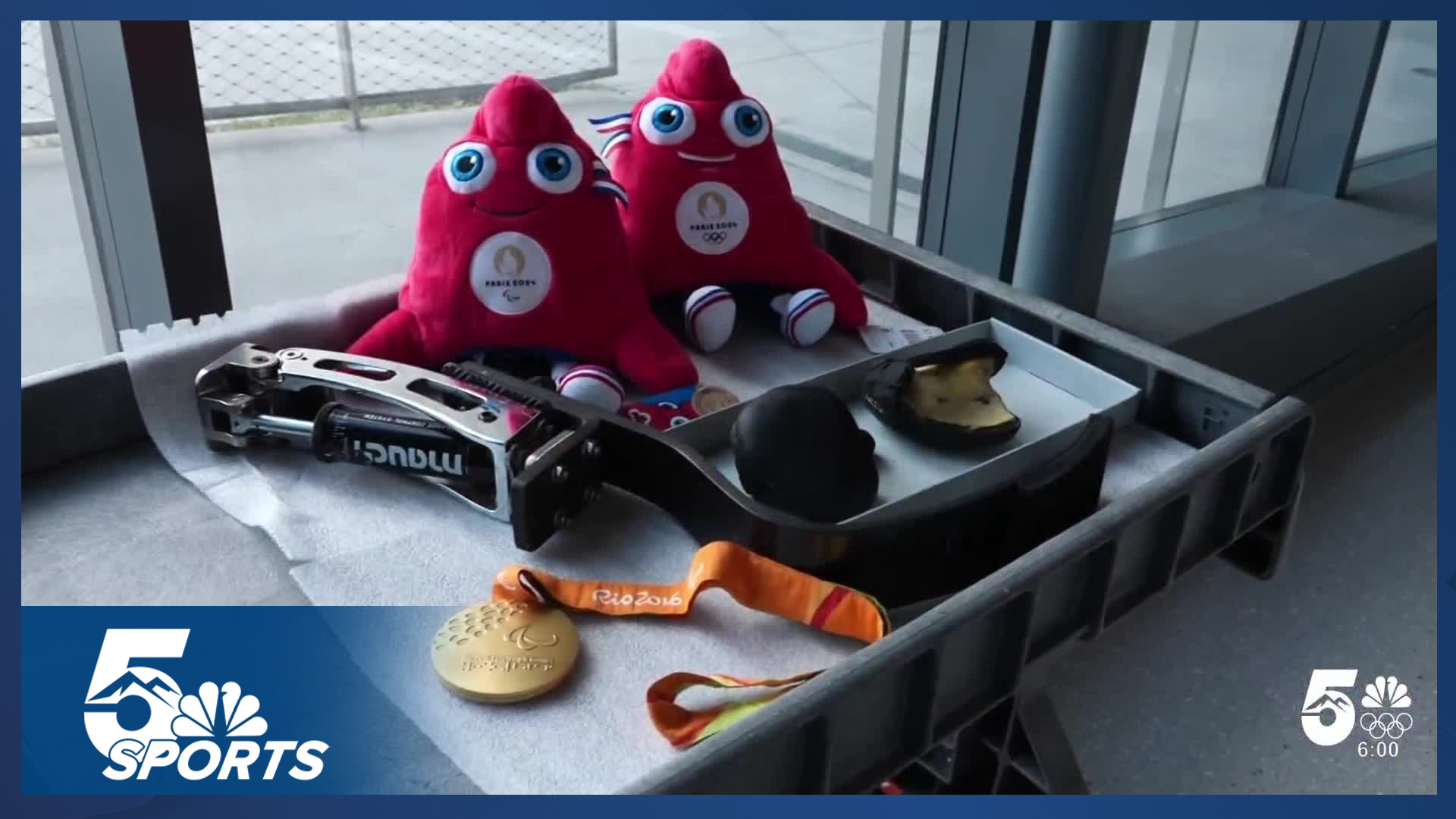 Artifacts on display at the United States Olympic and Paralympic Museum