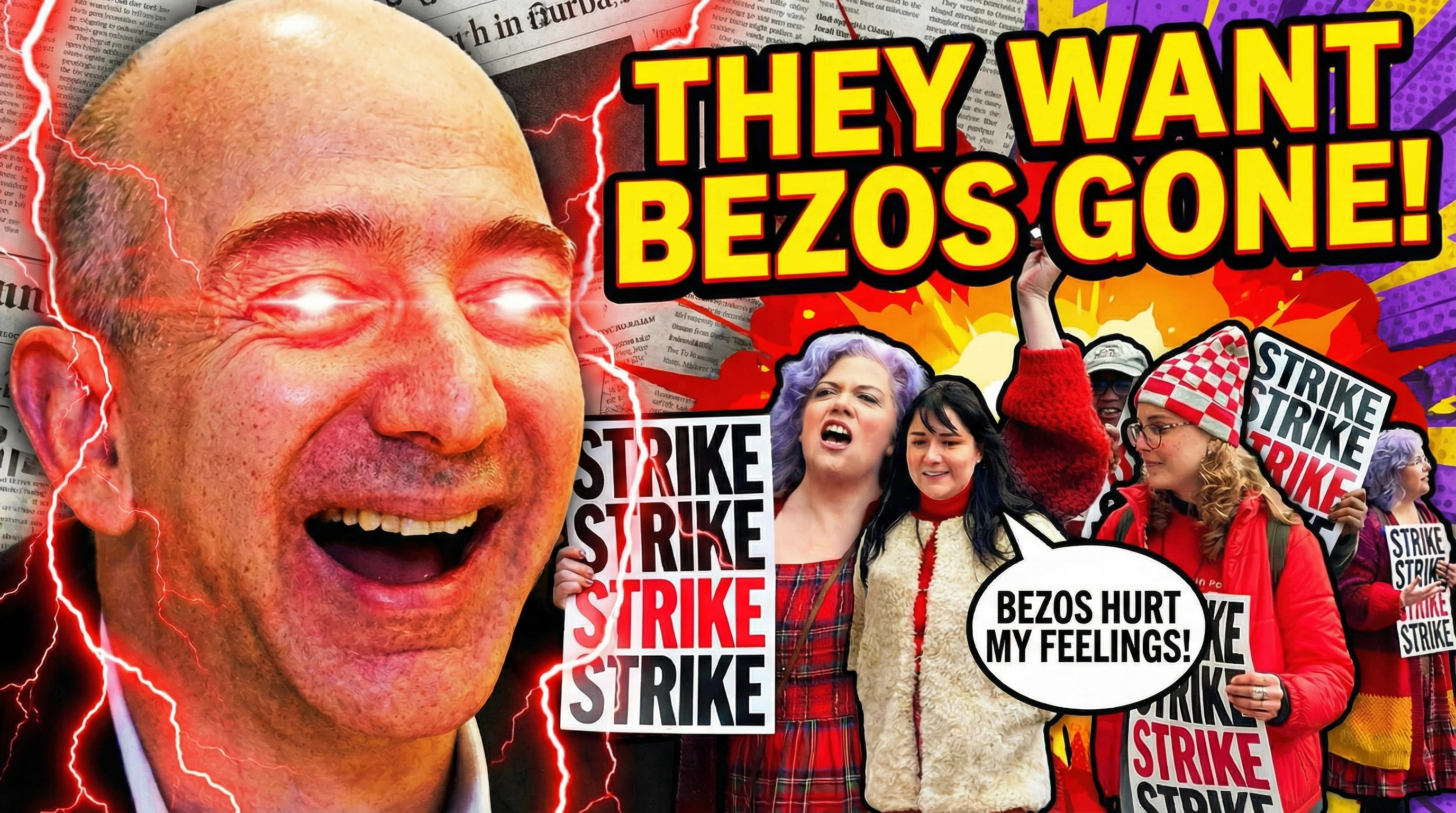 Jeff Bezos must go! The Washington Post union wants him to sell the paper!