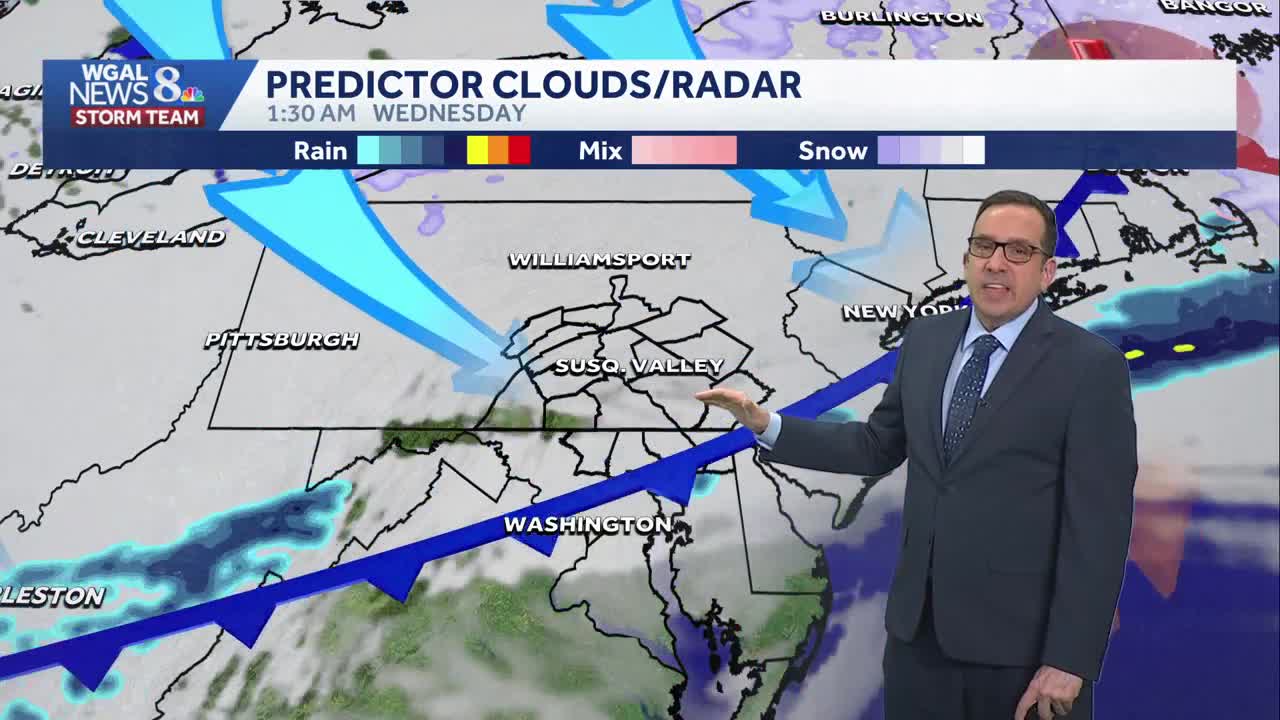 Temperatures trending up, tracking chance for wintry mix this weekend