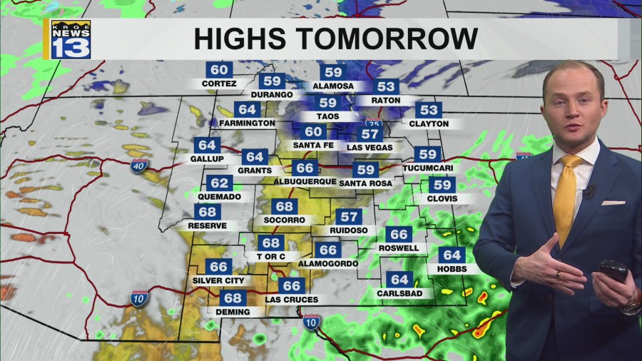 Brief cooldown midweek, then rain and mountain snow returns heading ...