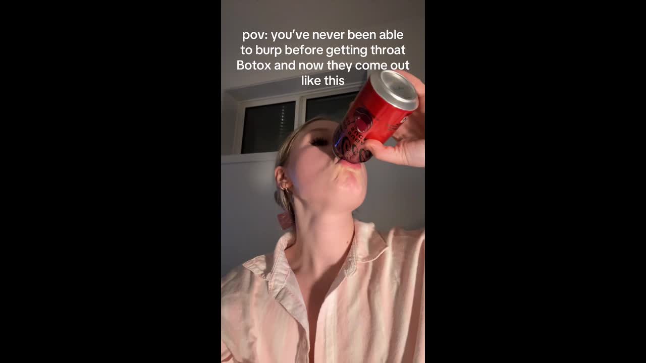 Woman shows how her burps sound after throat botox for RCPD in viral ...