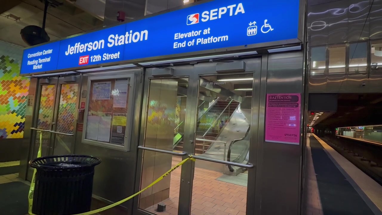 Water main break at SEPTA's Jefferson Station floods entrance in Center ...