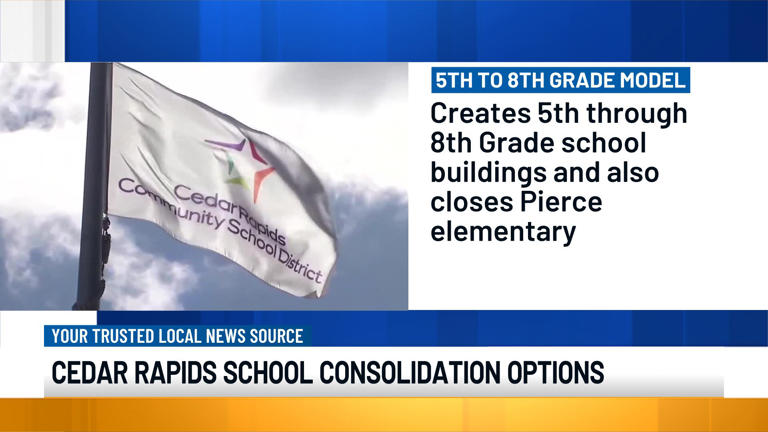 Cedar Rapids School Board narrows consolidation options to two models