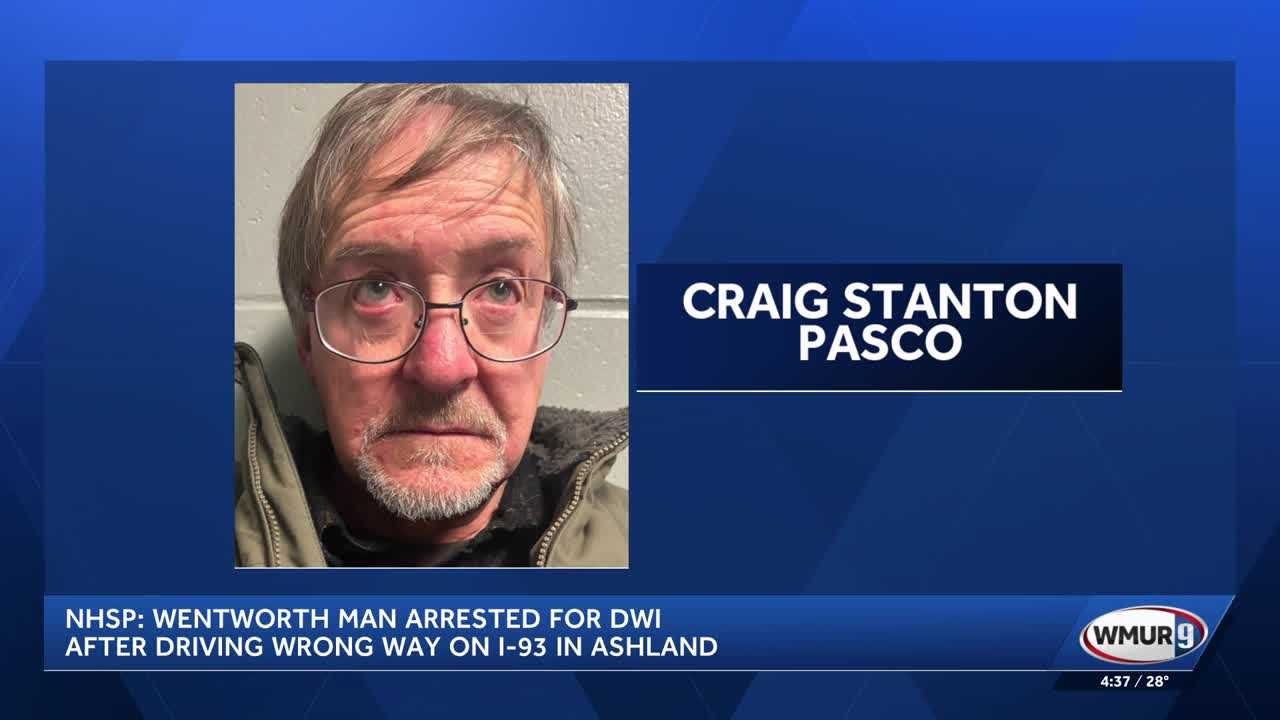 Wentworth man arrested for DWI after driving wrong way on I-93 in ...