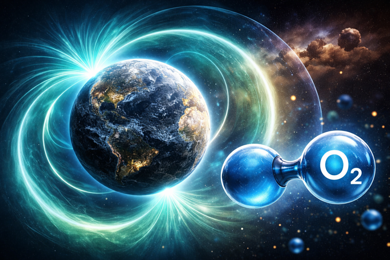 NASA finds Earth’s magnetic field may be the hidden reason oxygen has ...