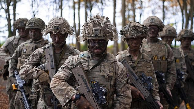 Fake village where British troops are training to fight Putin's ...