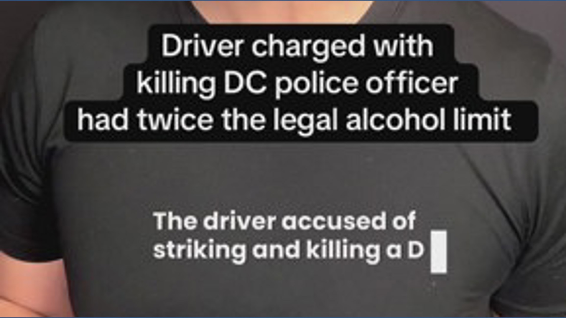 Driver charged with killing DC police officer had twice the legal ...