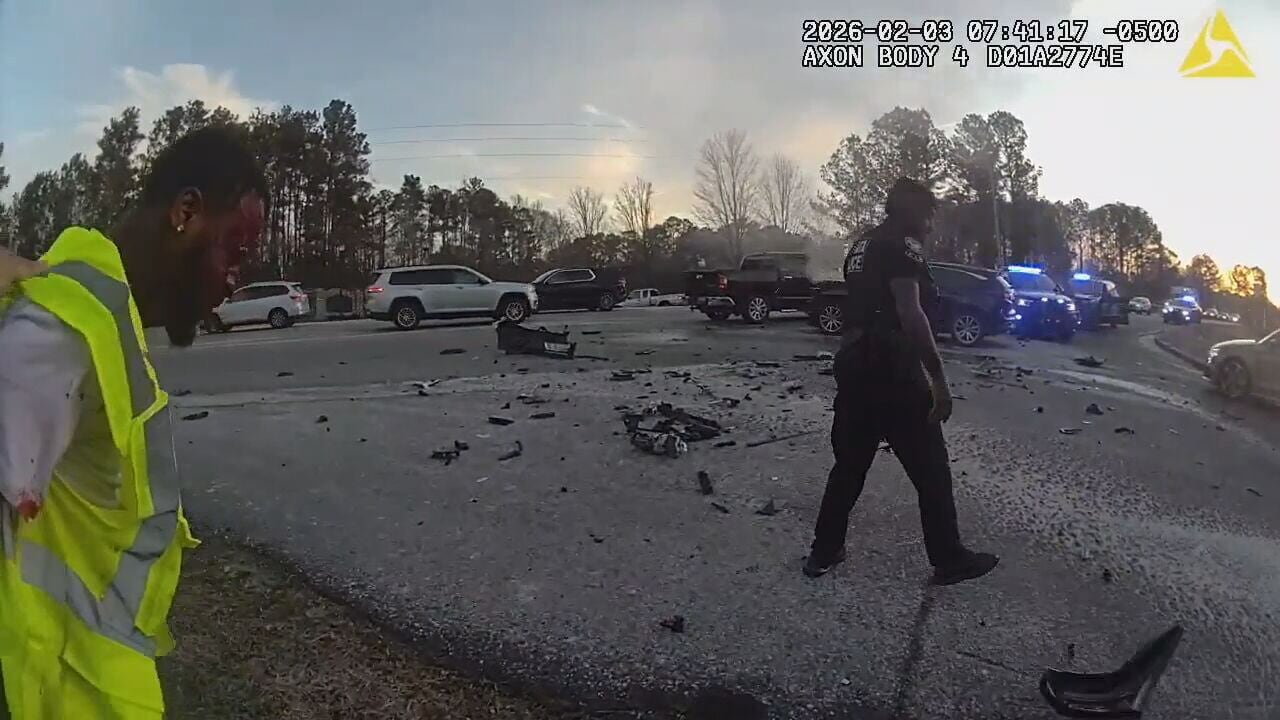Man arrested after stolen car crash tied to Atlanta equipment thefts ...