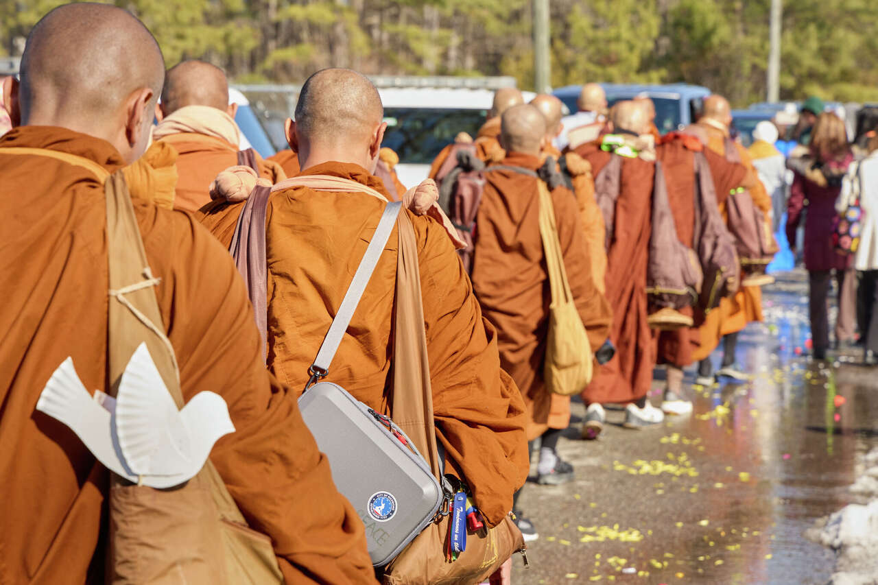 More than 2,000 miles later, Buddhist monks to return to Texas after ...