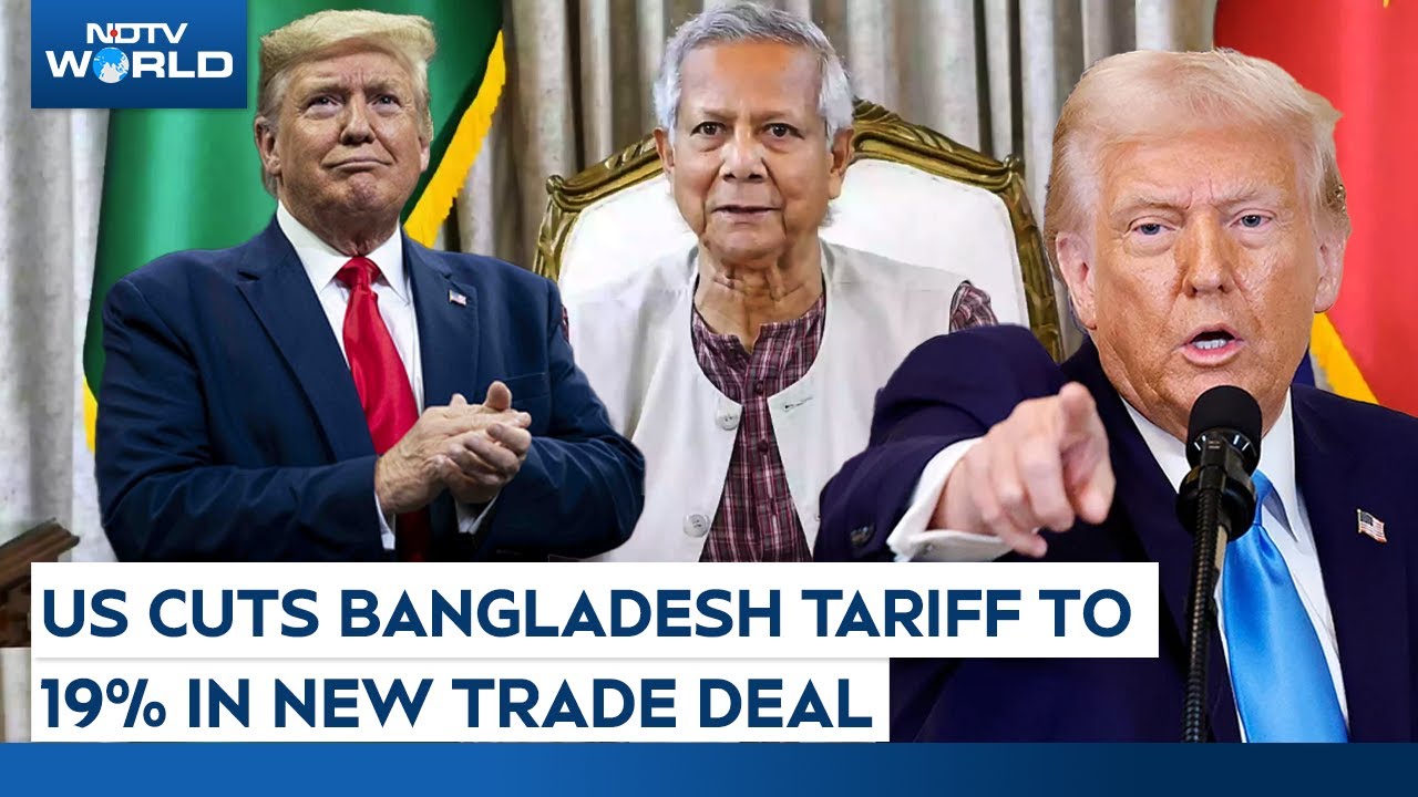 Bangladesh tariff news | US cuts Bangladesh tariff to 19% in new trade deal