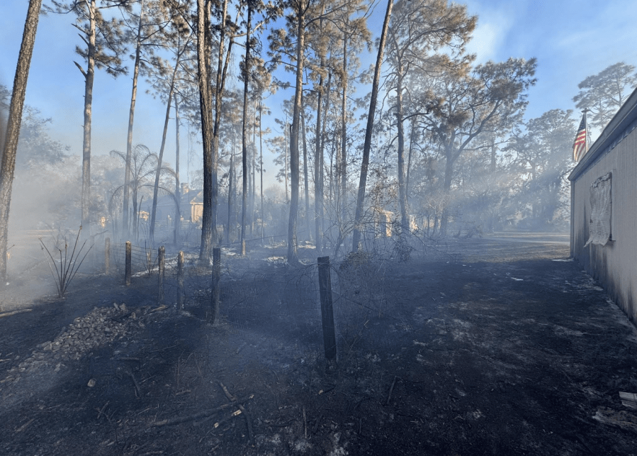 Firefighters say grill sparked brush fire in North Port, threatening ...
