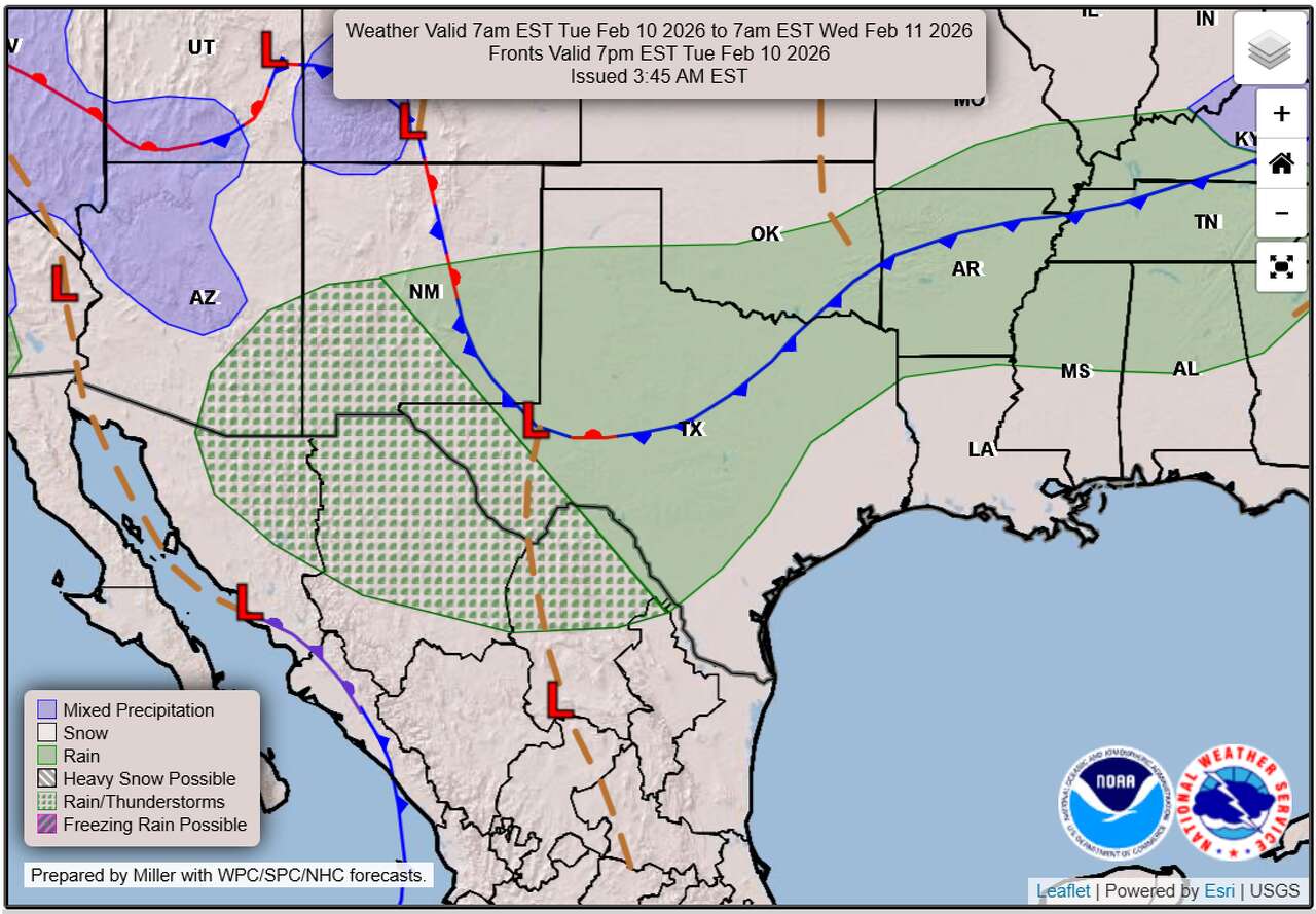 Breezy, wet cold front to hit San Antonio. Here's a weather timeline ...