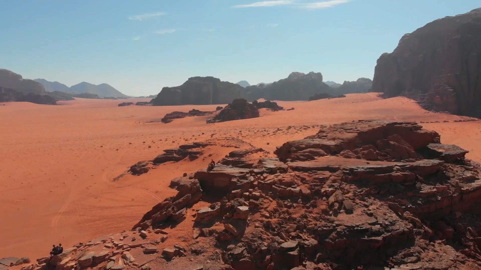 Drone footage of Wadi Rum, Jordan’s Valley of the Moon - Worldwide