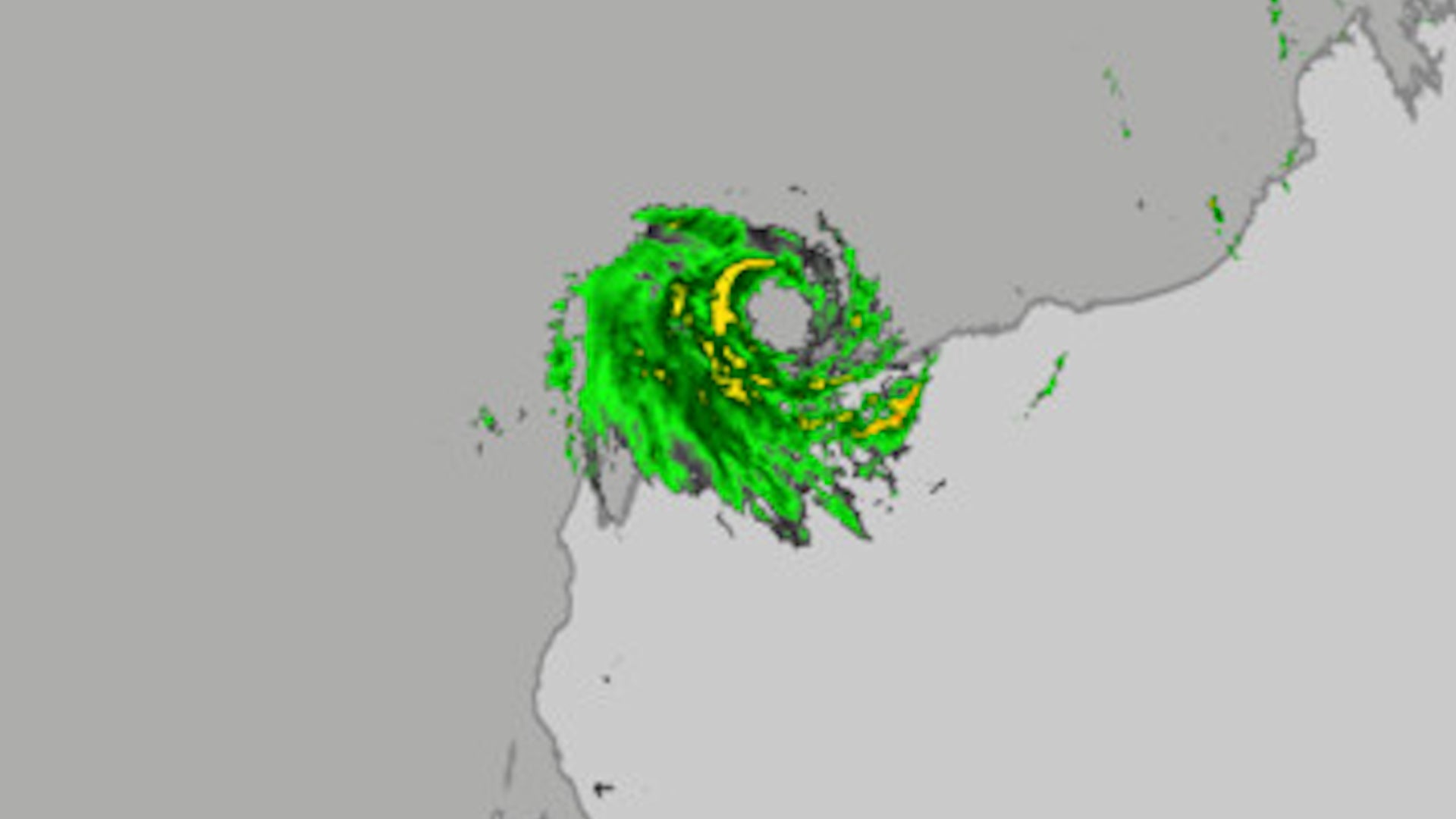 Tropical cyclone Mitchell scrapes Western Australia