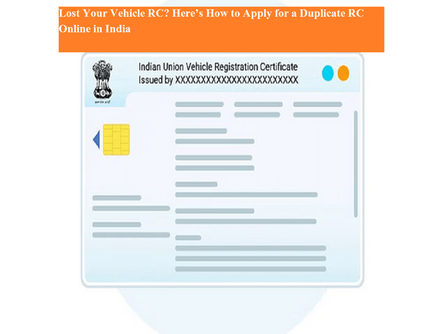 Lost your vehicle RC? Here's how to apply for a duplicate RC online in ...