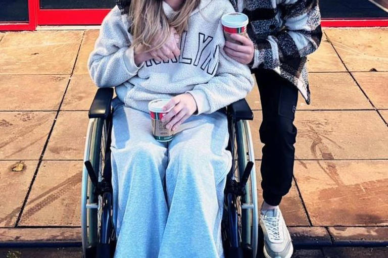 She only went outside to take in the washing now doctors say she'll