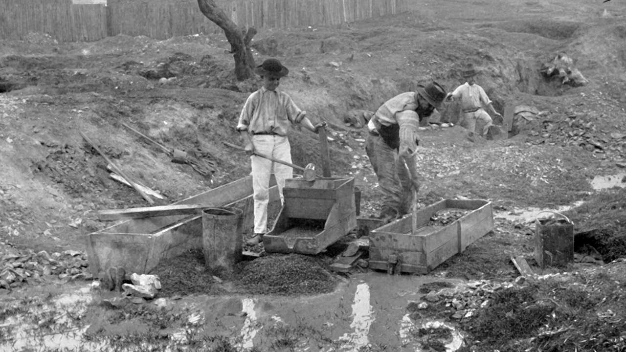 Metal detectorist searching Gold Rush campsite uncovers 