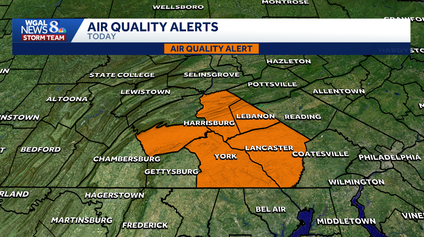Code orange: Air quality alert in effect for parts of the Susquehanna ...