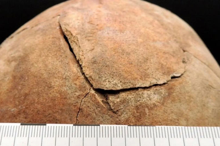 Face of 'vampire' mutilated to 'stop him rising' seen for first time in ...