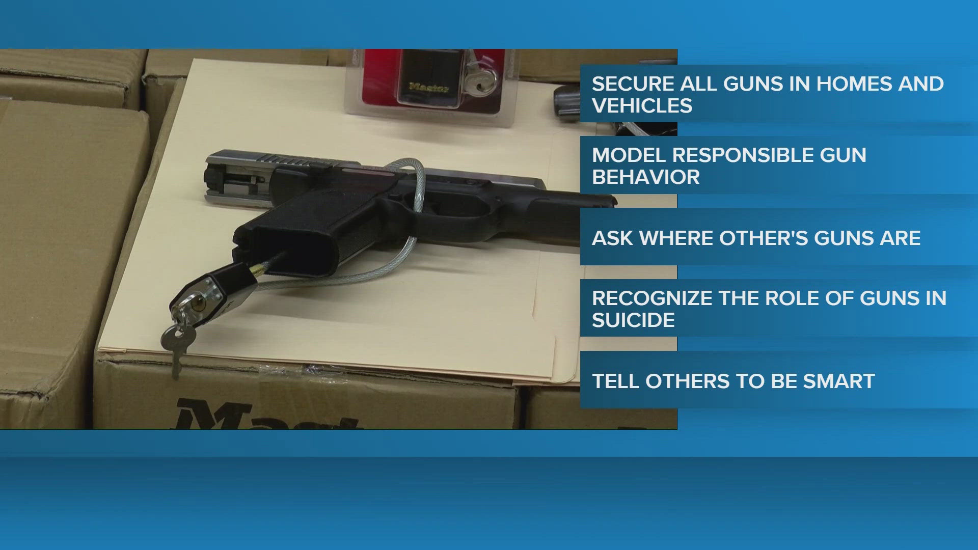 Gun safety smart: Authorities remind public of proper firearm storage