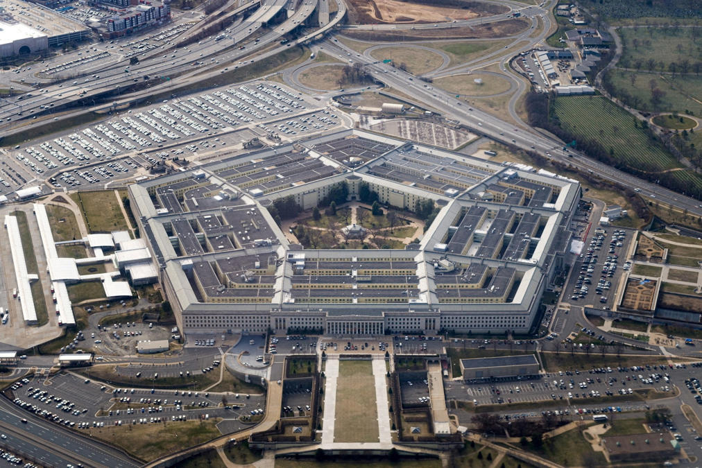 Joshua Roberts/Reuters - PHOTO: The Pentagon is seen from the air in Washington, D.C., on March 3, 2022.