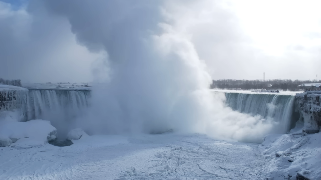 This ice bridge was 8 feet thick - it failed in minutes