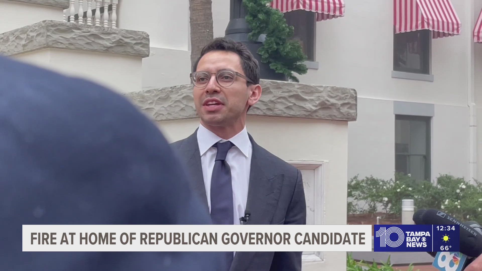 Florida candidate for governor James Fishback says his home was victim ...