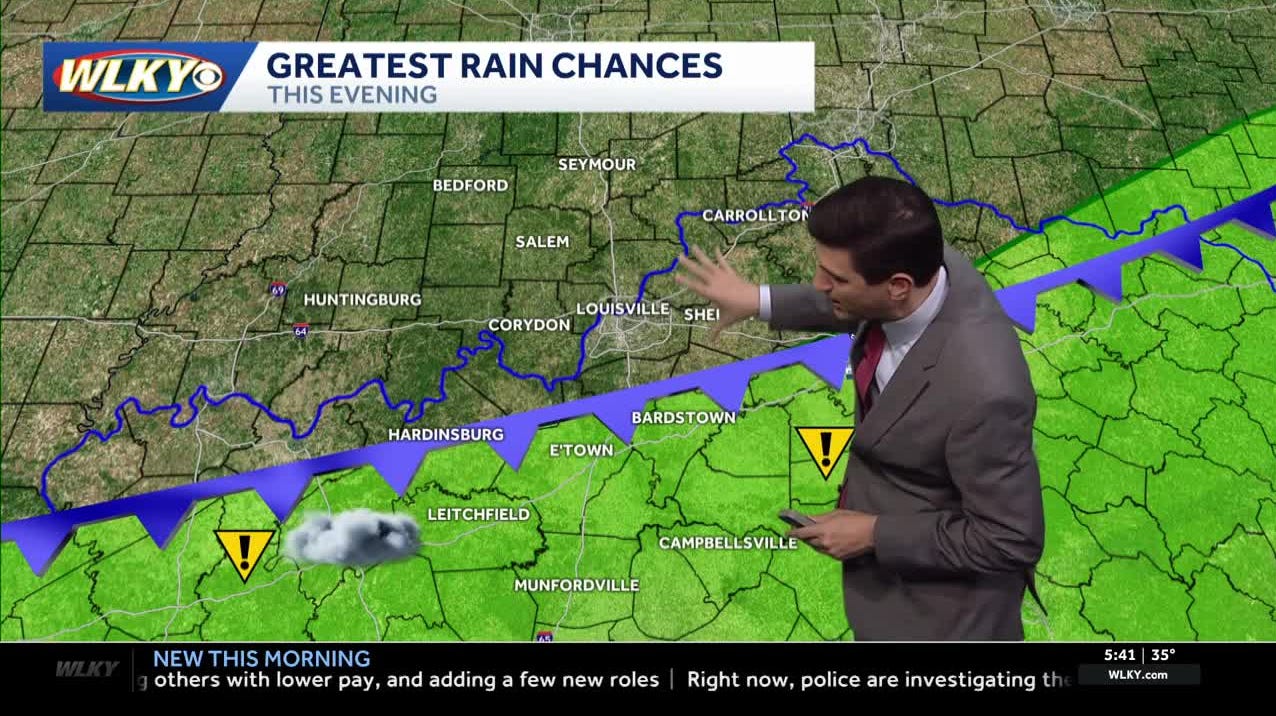 Mild with shower chances Tuesday
