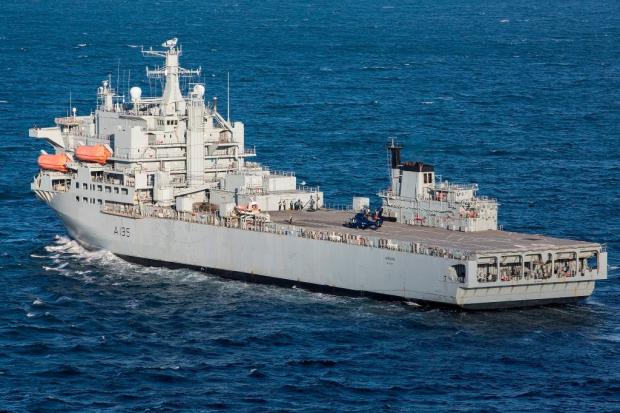 Is RFA Argus about to be towed to Falmouth? The signs are there