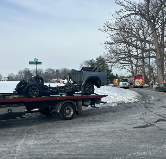Coroner IDs man killed after crashing pickup truck into tree