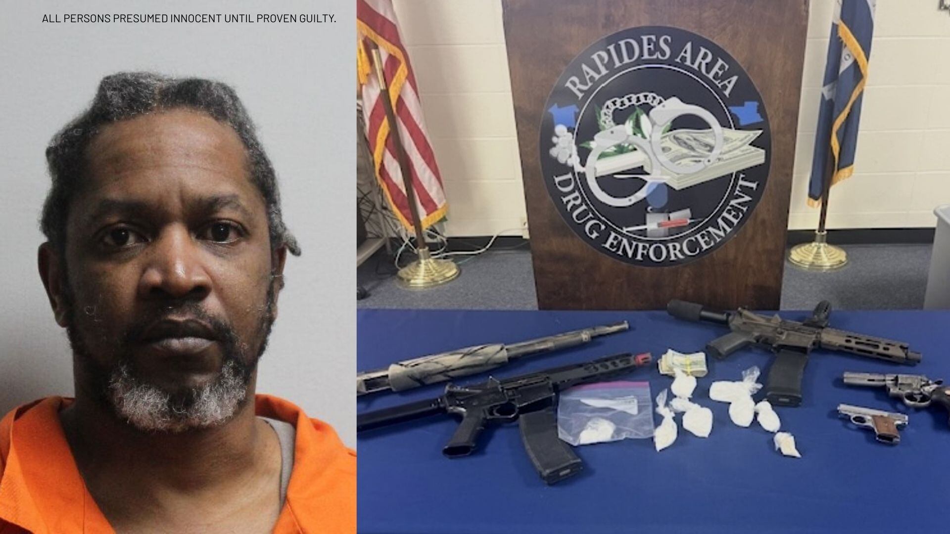 Alexandria man arrested for drugs and weapons