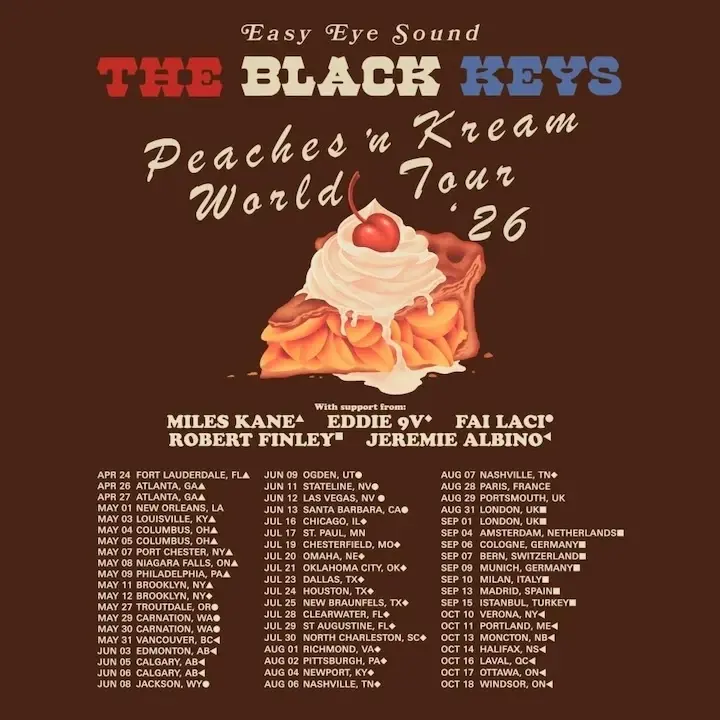 Black Keys confirm huge tour ahead of ‘Peaches!’ album release