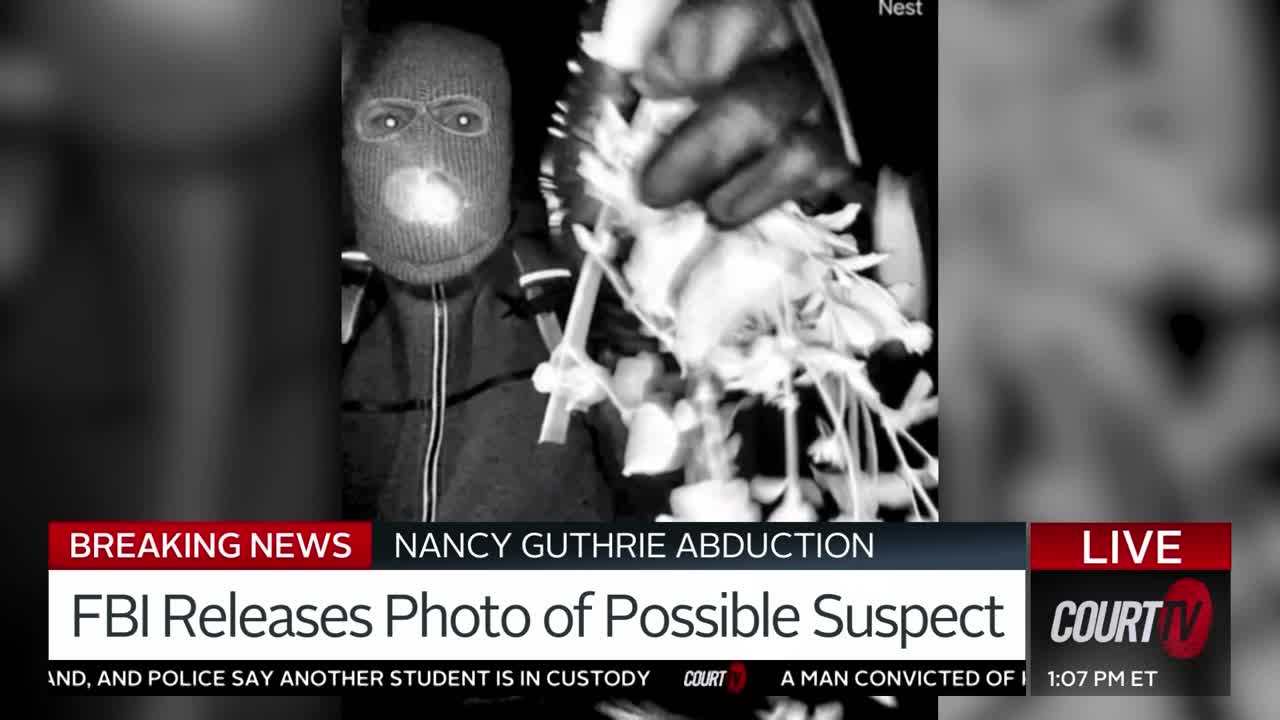 Surveillance images show masked person outside Nancy Guthrie’s home