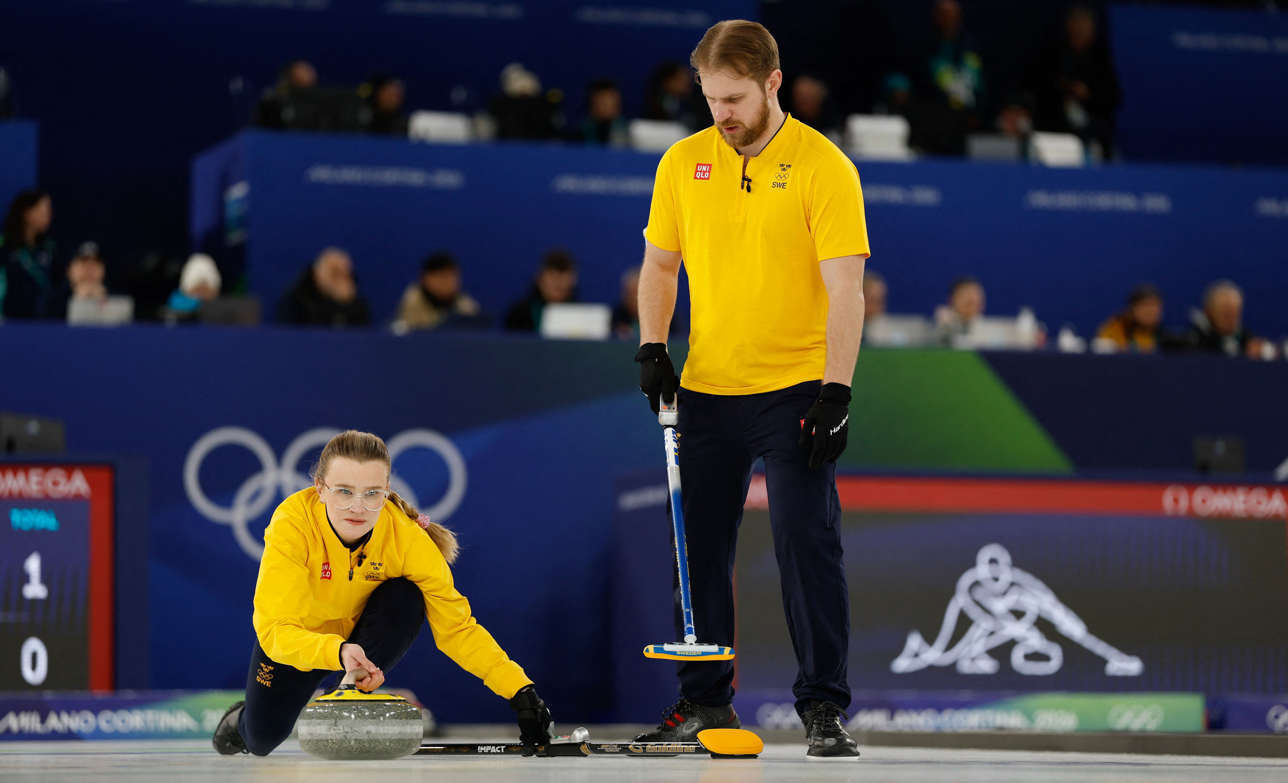 Sweden’s Wrana siblings take down USA to win mixed curling gold