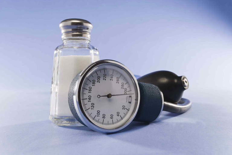 What happens to your blood pressure when you cut out added salt for a week