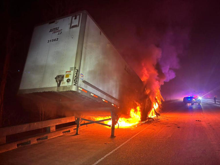 I-10 eastbound reopened again after vehicle fire near Whiskey Bay