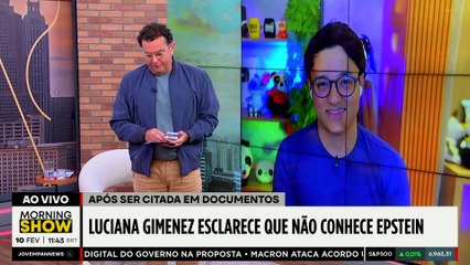 Luciana Gimenez é citada em documentos de Epstein; Diego Schueng explica